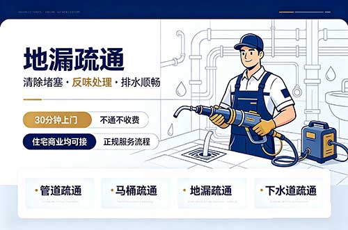 白银地漏疏通